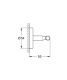 КРЮЧОК GROHE BAU COSMOPOLITAN 40461001